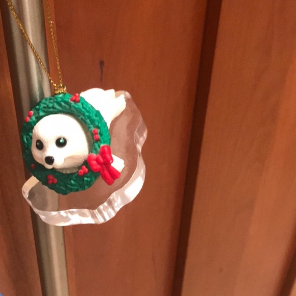 Set of 2 red and green Christmas ornaments - Picture 3 of 5